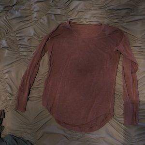 Lululemon long sleeve burgundy top